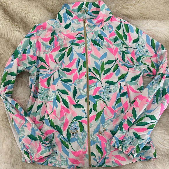 Lilly Pulitzer Islanna Performance Jacket XL - Picture 5 of 5